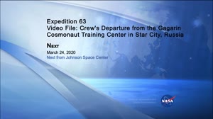 iss063m260841534_Expedition 63 Crew Departure for Launch Site_200324